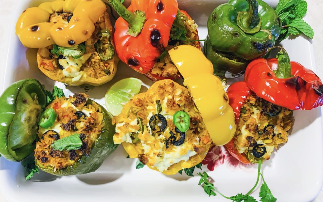 Sindh Bharwa Stuffed Peppers-ONE DISH meal